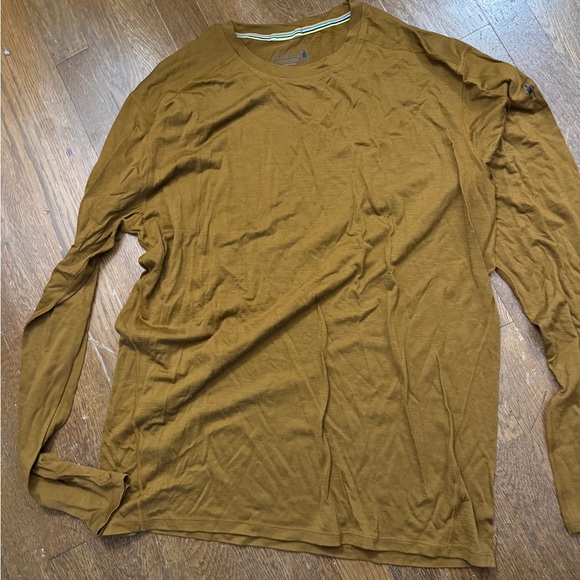 Smart Wool Men's Brown Long Sleeve - XL - Picture 1 of 2